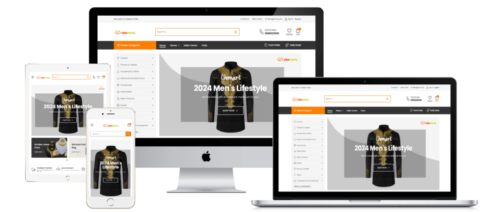 BranBloc - Website Design and E-commerce Solution - chomartstore com desktop